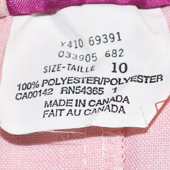 NWT Vintage TanJay Pretty in Pink Elastic Stretch Skirt Petite Size 10P - Picture 9 of 9